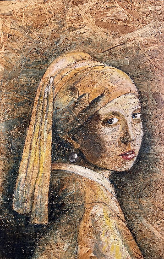 Zusje van het meisje met de parel van Vermeer 