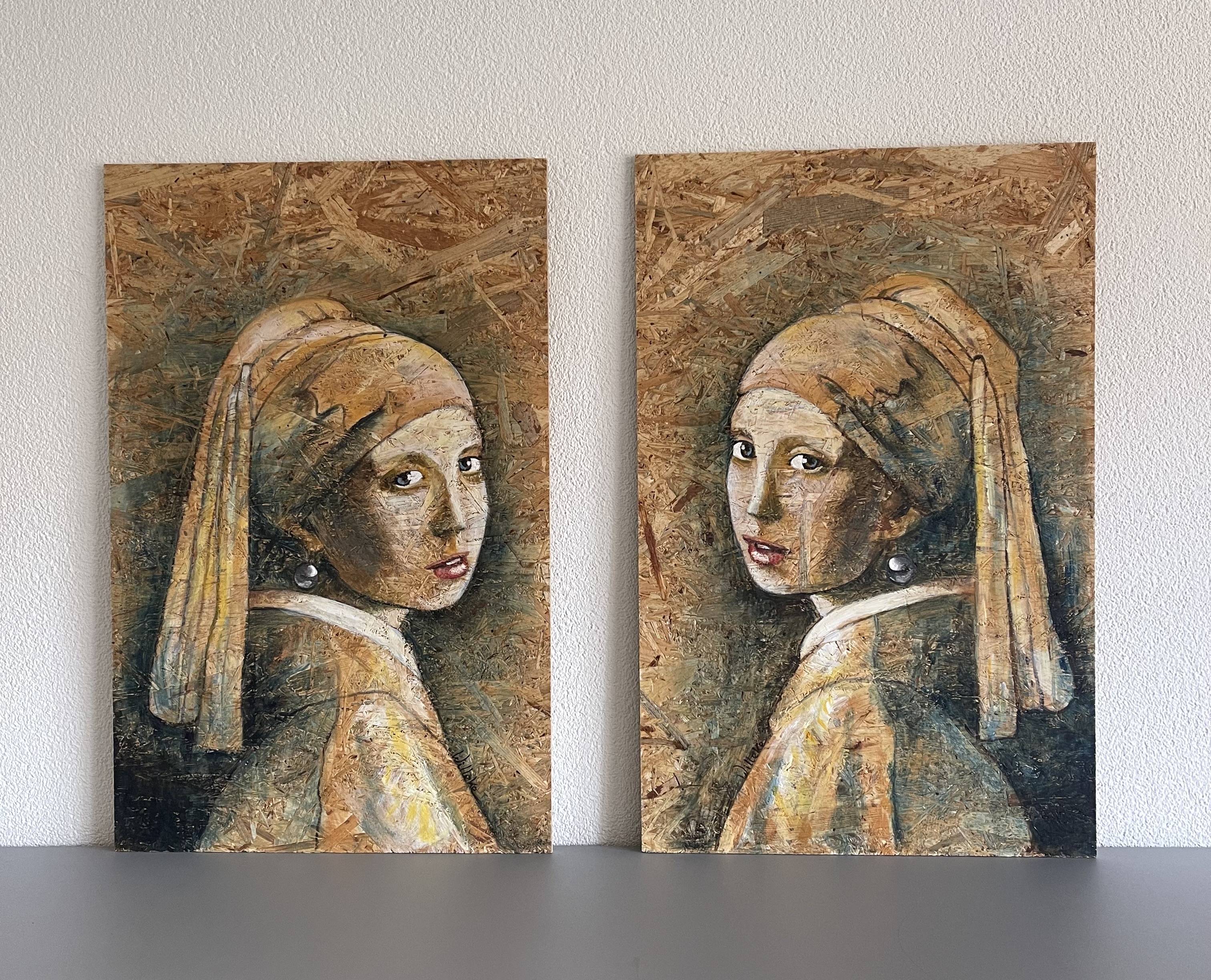Zusje van het meisje met de parel van Vermeer 